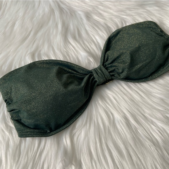 knot-front bandeau swim top - Picture 2 of 7